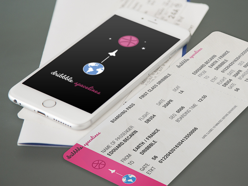 Example of Hello Dribbble