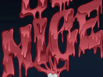 Be Nice or Else.. illustration lettering typography