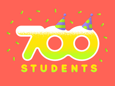 700 Students 700 celebration class free grain skillshare student texture tutorial yay