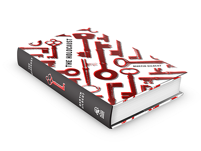 Holocaust Book Jacket black book cover book jacket cover halftone holocaust key pattern red texture