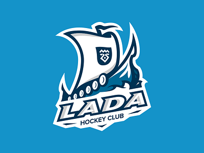 Lada branding club hockey identity lada logo logotype redesign russia ship sport tolyatti