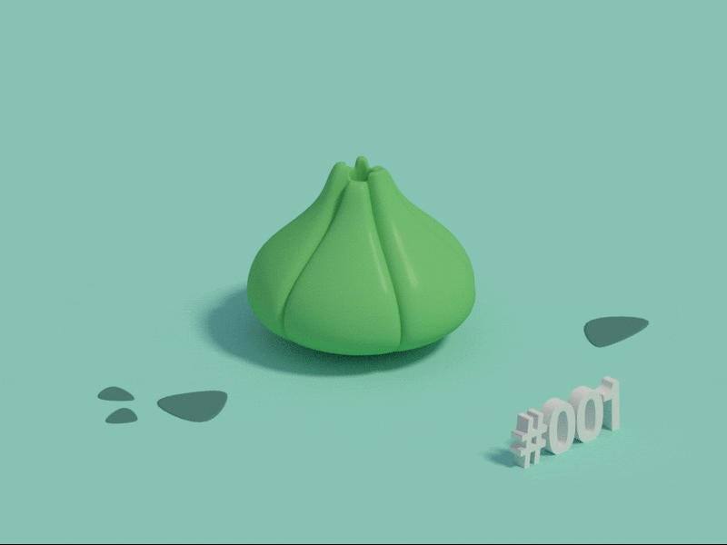 #001 Bulbasaur 3d animation assets blender bulbasaur game gaming isometric minimalistic pokemon