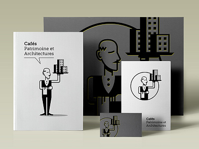 Architecture café mascotte architecture buildings cafe coffee dizzyline lineart mascotte server sir waiter