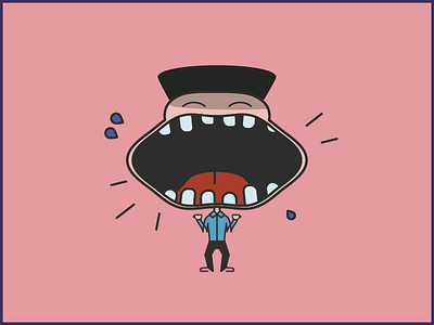 ..for attention boy burp cap doodle pink quick scream shirt teeth