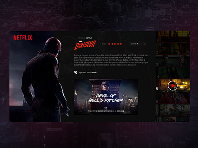 DailyUi#4 - Daredevill spotlight dailyui daredevill hells how kitchen marvel netflix