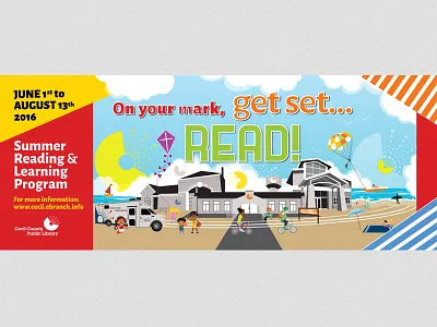 Library Banner Design banner graphic design