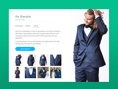 Product Details Card details card product product card suit tux tuxedo ui uiux