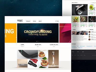 Homepage banner exhibition fashionweb finance menu newest one page picture product ui web design