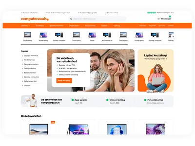 ✨UX Case Study: Optimizing design and conversion ✨ blocks brand clean conversion dutch e commerce ecommerce laptops optimalisation pdp plp refurbished ux webshop