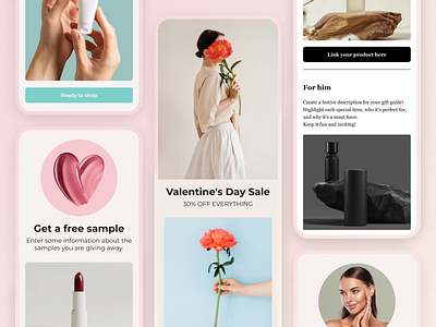 Templates - Valentine's Edition branding design graphic design website