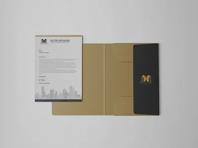 📂 Elegant & Professional Branding- letterheads brand identity branding graphic design letterhead logo motion graphics ui