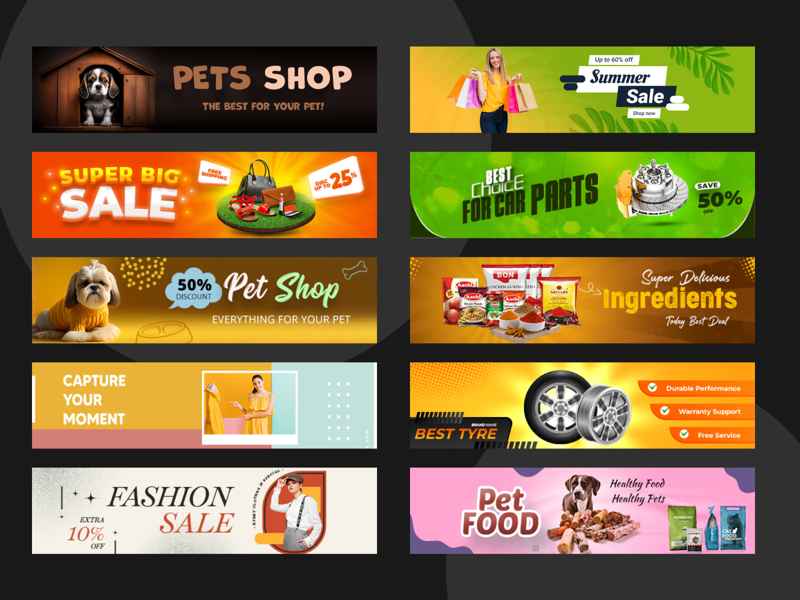 Example of Stunning Social Media Banners