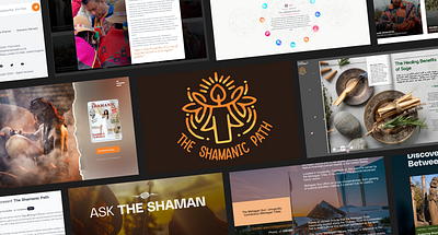 The Shamanic Path- Website Design figma web design