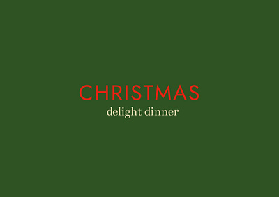 Christmas Dinner Event Logo christmas design event graphic graphicdesign logo