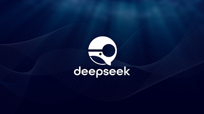 DeepSeek AI - Logo Redesign Concept ai brand identity branding deepseek design flat logo graphic design logo logo design logo redesign minimalist logo redesign vector