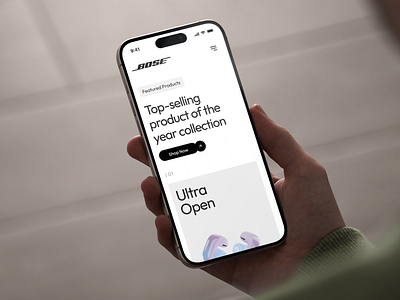 Audio eCommerce Website audio technology bose branding ecommerce ecommerce design ecommerce website ui ui design uiux uiux design user experience user interface ux ux design web design website design