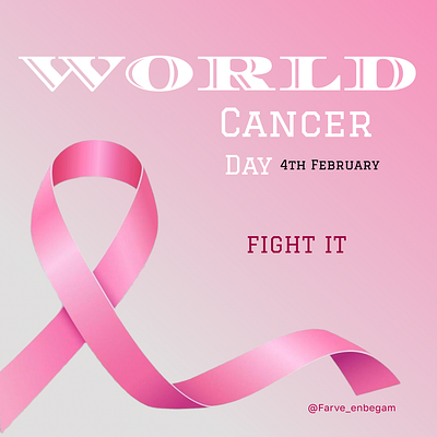 cancer awareness poster using figma poster