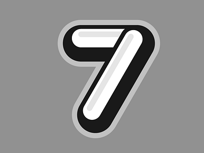 7 — 36 Days Of Type 36 days 7 36 days of type 7 bryn taylor design number type typography
