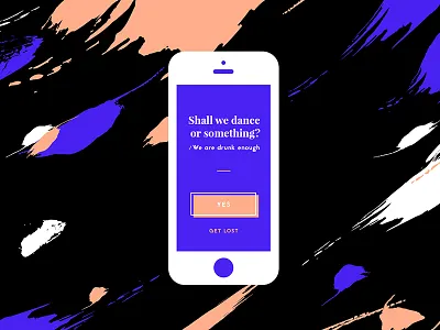 80s tune / Shall we dance? 80s design iphone mobile pattern psttern ui ux web