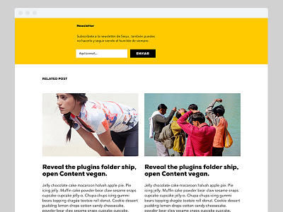 Seiyu Newsletter subscription ui webdesign