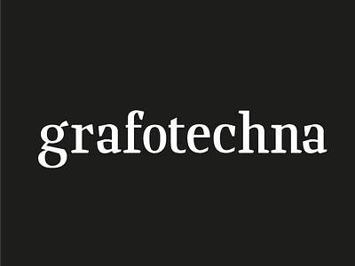 Grafotechna font foundry glyph letter serif slab serif type typeface typo typograhy