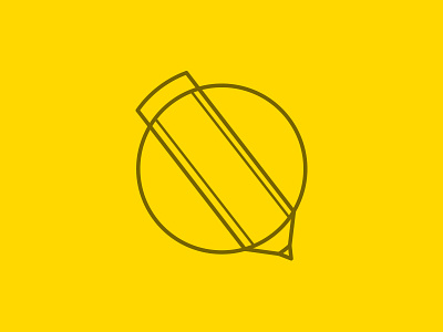 Pencil logo education literacy logo pencil school