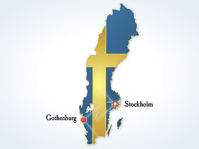 Kingdom of Sweden gothenburg kingdom of sweden map stockholm sweden