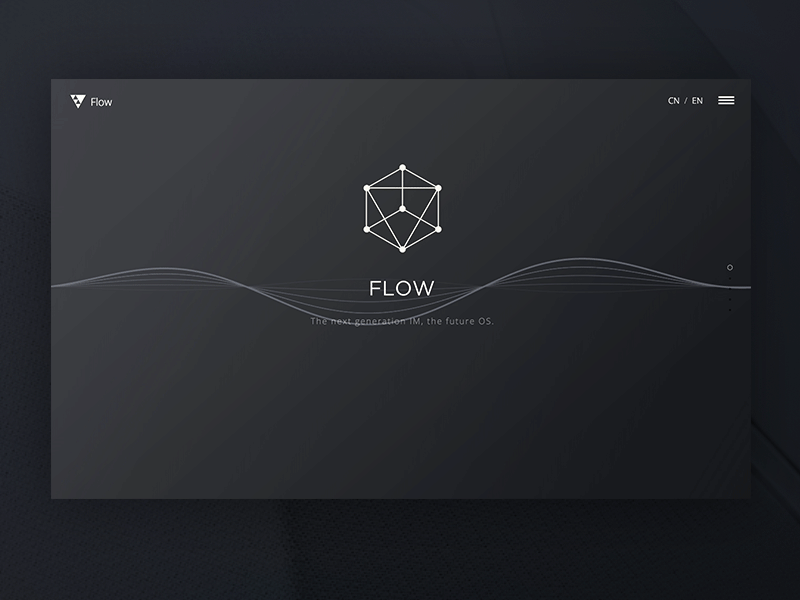 Raventech_Flow_IM black colors design sketch typography ui ux web website white