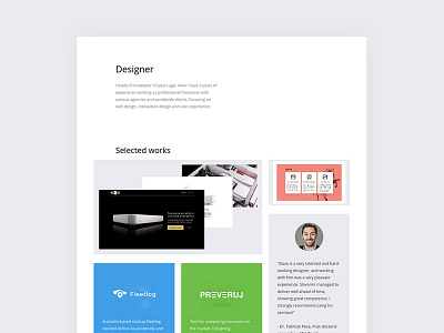 Portfolio update design minimal minimalism portfolio web