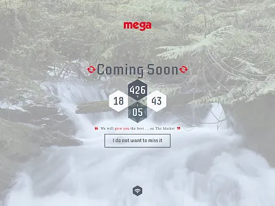 Mega Coming Soon HTML Template ajax business coming customizable flat html mailchimp multipurpose onepage responsive soon template