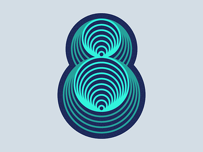 8 — 36 Days Of Type 36 days 8 36 days of type 8 bryn taylor colour design number type typography