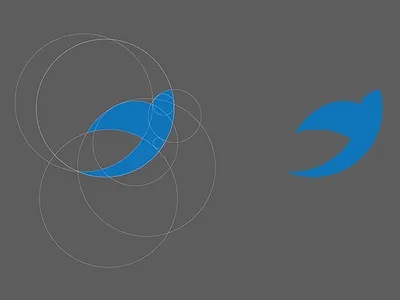 Golden Bird bird brand golden ratio identity logo mark shape