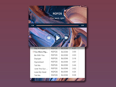 Musicplayer music player play ui ux