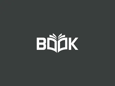 Book Logotype book branding clever creative education identity logo logotype smart type typography word