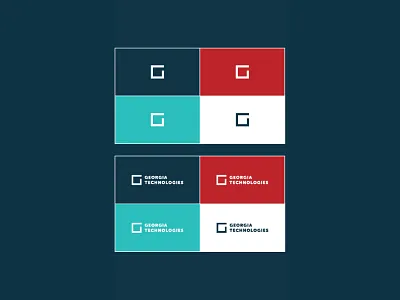Georgia Technologies branding clean design g identity logo mark simple