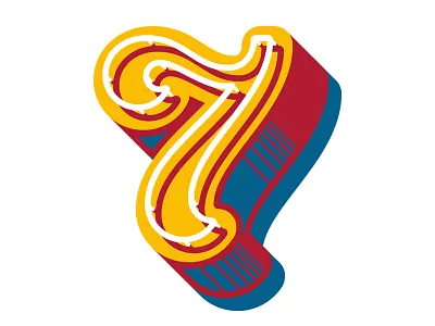 The Alphasigns · 7 · 34/36 36daysoftype alphabet davidsierra font letter lettering thealphasigns type typography