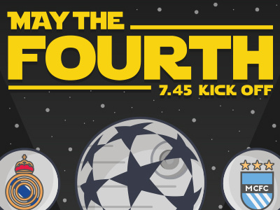 Madrid v Man City champions city football league madrid manchester maythe4th real soccer star wars