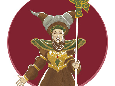 Rita Repulsa for @Sketch_Dailies illustration ink photoshop