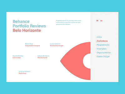Behance Reviews 2016 - Avaliadores behance bh brazil brazilian design hotsite interface minas gerais reviews site