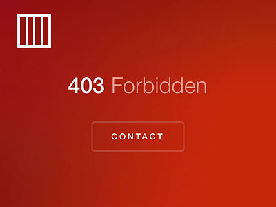 Don't Steal. 403 contact css danger design error html lock responsive web