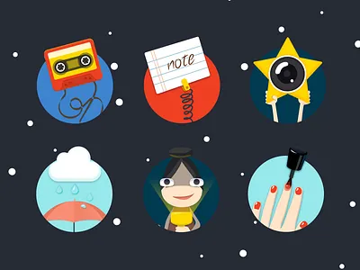 Boring life icon theme