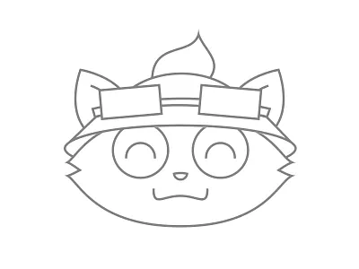 Teemo Icon Illustration figma icon icon design iconography illustration league of legends teemo