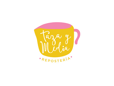 Taza y Media bakery logo sweet