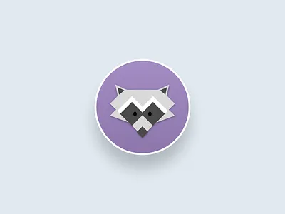 Keo - Illustration animal bot hipchat icon illustration logo mascot raccoon slack