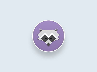 Keo - Illustration animal bot hipchat icon illustration logo mascot raccoon slack