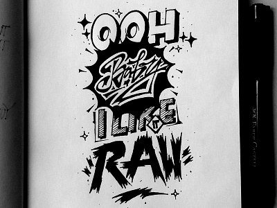 *Ooh Baby I Like it RAW* baby hip hop like od raw typo