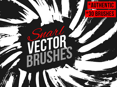 Snarl Vector Brushes brush brushes creative market illustrator messy paint paint splatter resources stroke vector