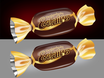 Free Sweet Toffee Candy Wrapper Mockup PSD candy mockup candy wrapper mockup freebie mockup mockup psd psd toffee mockup
