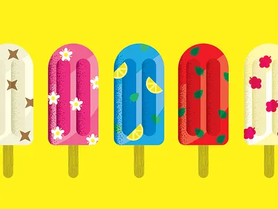 Popsicles illustration