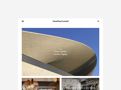 Something Curated Website